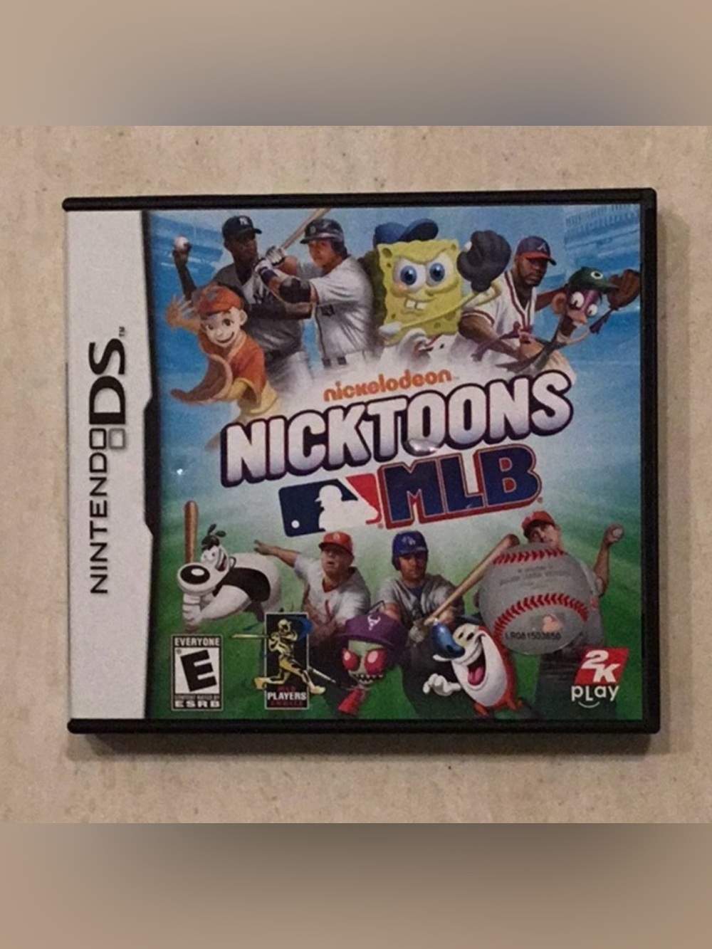 Nicktoons MLB Nintendo DS Game Nickelodeon SpongeBob Baseball CIB